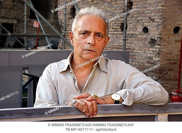 The writer Hanif Kureishi poses for photographers at International Literatures Festival, Rome, ITALY-14-07-2017