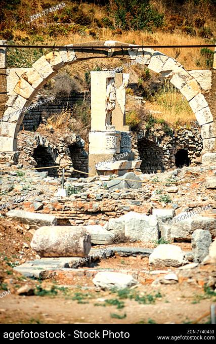 Turkey, Ephesus, ruins of the ancient roman city