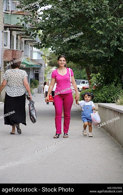 Woman in Stepanakert, Nagorno Karabakh republic. Photo: André Maslennikov