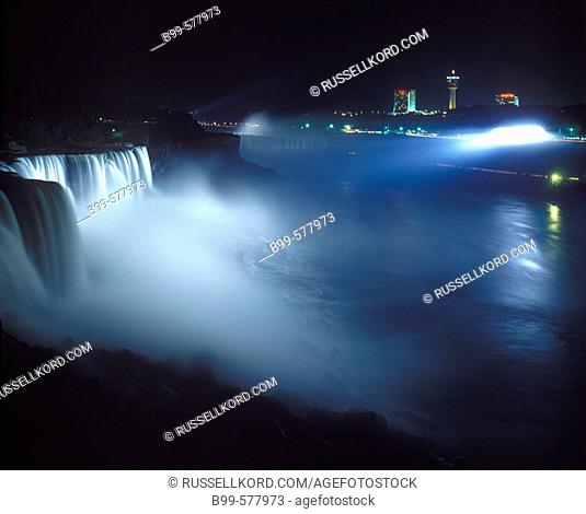 American Waterfalls, Niagara, New York, Usa