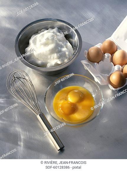 whipping the egg whites
