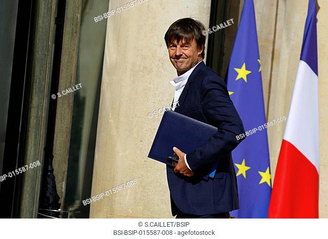 Nicolas Hulot, French Minister of Ecological and Solidary Transition