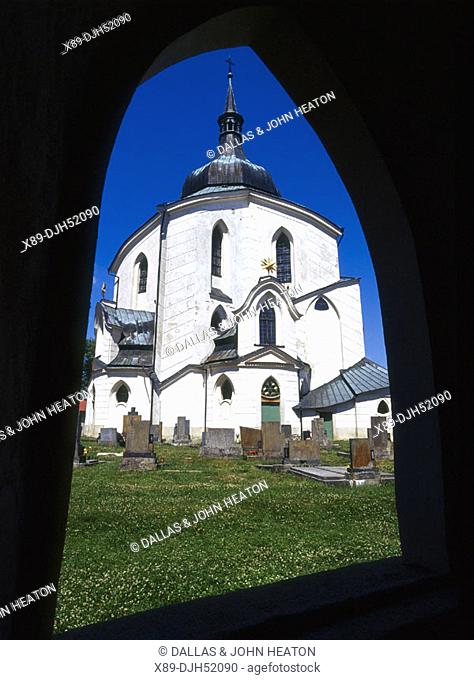 Church of St, John of Nepomuk, Zelena Hora, Green Mountain, Zdar, Czech Republic