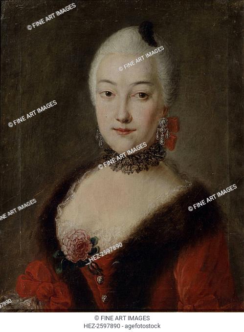 Portrait of Countess Yekaterina Lobanova-Rostovskaya (1735-1802), 18th century. Found in the collection of the Regional Art Gallery, Tver