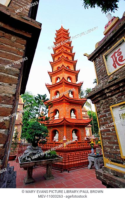 Tran Quoc Pagoda in Hanoi, Vietnam