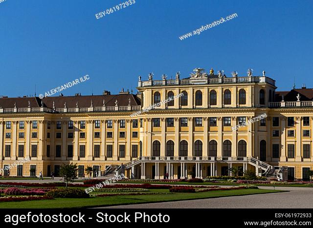 Vienna, Austria: Schonbrunn palace was the main summer residence of the Habsburg rulers, located in Hietzing district in Vienna, Austria
