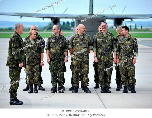First members of the Czech 64-strong military team to protect the Baltic EU countries' airspace in the next four months left for Lithuania on August 21