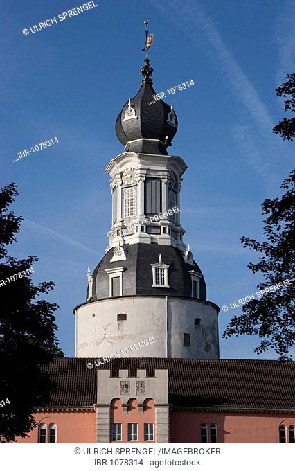 Castle tower of the castle, now castle museum, Jever, Lower Saxony, Germany