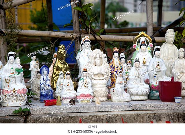 Statue of goddess of mercy, Tung Chung, Hong Kong