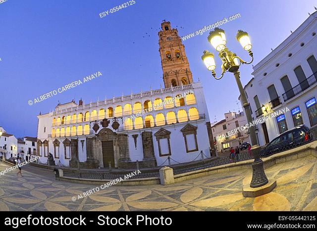 Church of Nuestra Señora de la Granada, Plaza Mayor, Historical Center, Historic Artistic Ensemble, Llerena, Badajoz, Extremadura, Spain, Europe