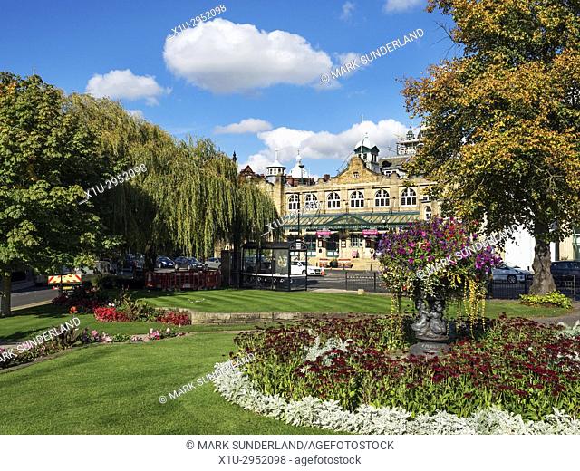 The Royal Hall from Crescent Gardens Harrogate North Yorkshire England