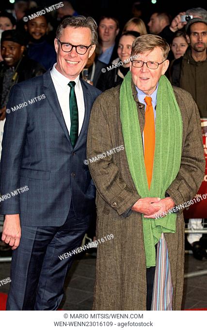 The BFI London Film Festival Gala Premiere of 'Lady In The Van' held at the Odeon Leicester Square - Arrivals Featuring: Alex Jennings