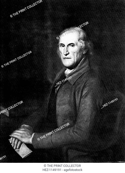 James Latimer, American statesman, (early 20th century). Portrait of Latimer (1720-1807), founder of Newport, Delaware