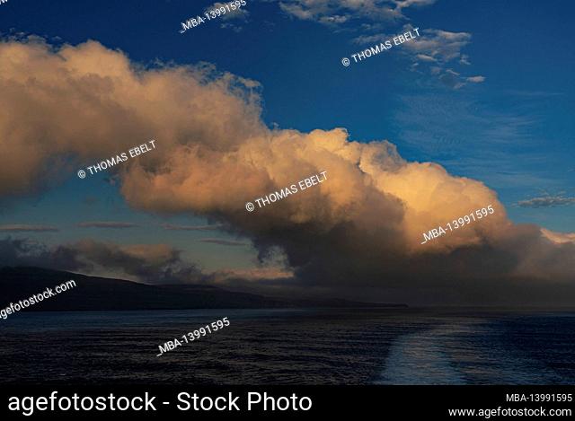 weather impression, nolsoy island, faroe islands