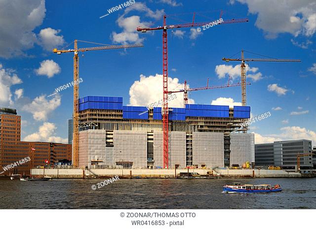 Hamburg, Germany, Construction Site Elbphilharmonie