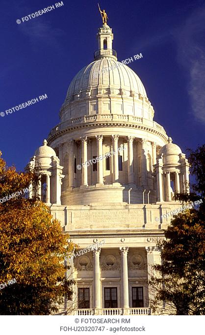 Providence, RI, State House, State Capitol, Rhode Island, The Rhode Island State House in the Capital City of Providence in the autumn