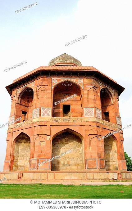 Sher Mandal ; Purana Qila old fort ; Delhi ; India
