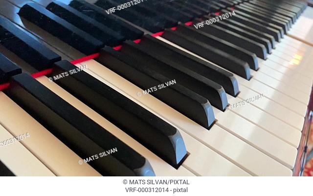 Automatic Piano Key with Classical Music in Italy