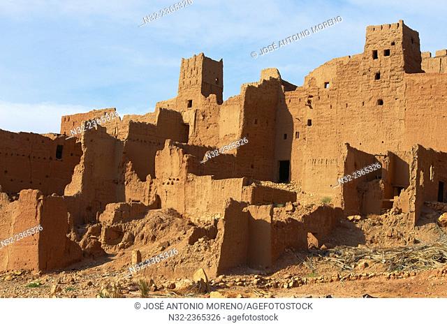 Tadighoust, Old Kasbah, Goulmina, Errachidia province, Mekns-Tafilalet Region, Morocco, North Africa