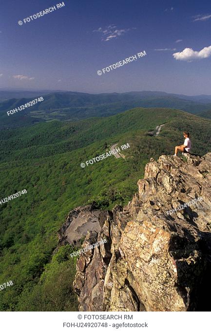 Shenandoah National Park, overlook, hiking, summit, Appalachian Trail, Blue Ridge, Appalachian Mountains, Skyline Drive, Virginia