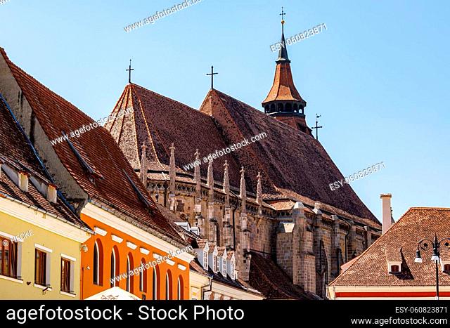 The black church of Brasov in Romania