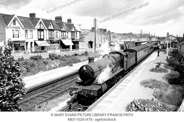 Burry Port, the Station and Station Road c1955