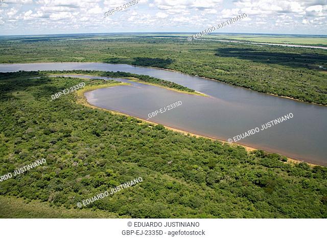 Fly over on the Pantanal Sulmatogrossense, Corumbá, Mato Grosso do Sul, Brazil