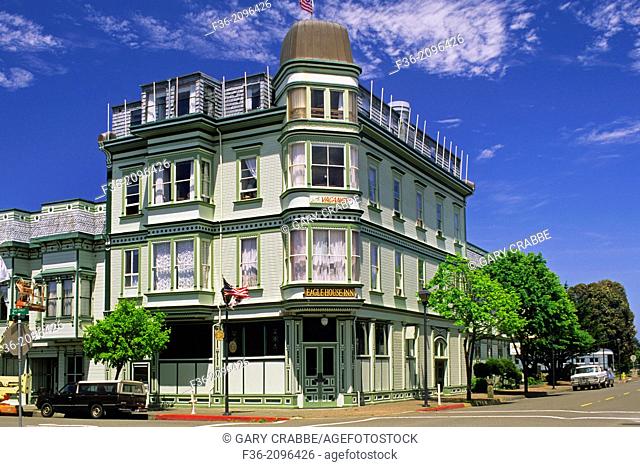 The victorian Eagle House Inn, Old Town, Eureka, Humboldt County, CALIFORNIA