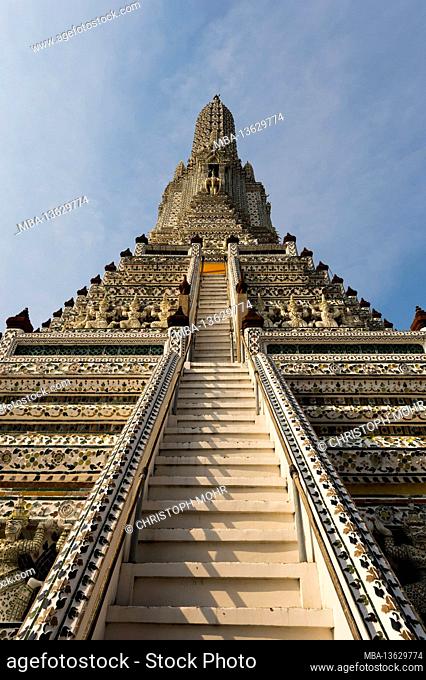 Thailand, Bangkok, the Wat Arun temple