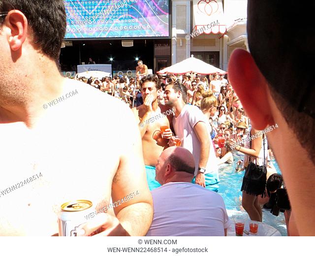Mark Wright and his crew of 37 friends and family have had a great time in Las Vegas. On sunday afternoon, the fun went a little to far as Mark threw a security...