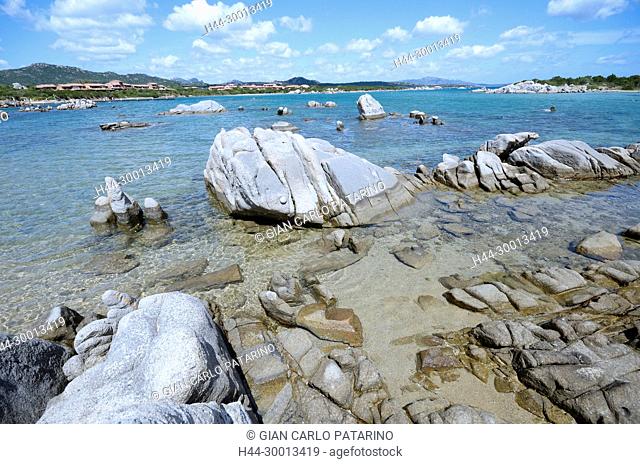 Sardinia, Italy beach in the Golfo di Marinella near Golfo Aranci