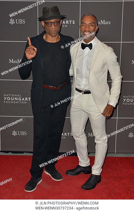 YoungArts Backyard Ball 2017 at the National YoungArts Foundation campus in Miami - Arrivals Featuring: Bill T. Jones, Desmond Richardson Where: Miami, Florida