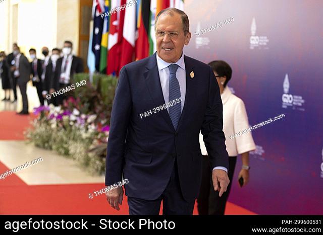 Sergey Lavrov, Foreign Minister of Russia, attends the G20 Foreign Ministers' Meeting in Nusa Dua, Bali / Indonesia. - Nusa Dua/Indonesien