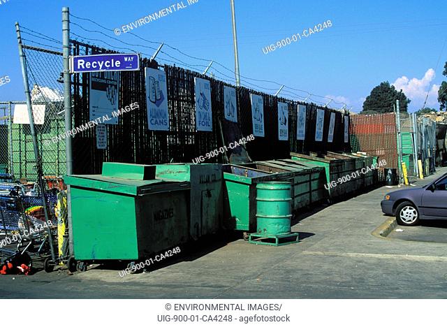 Recycling Center, Santa Monica, Los Angeles, California LA