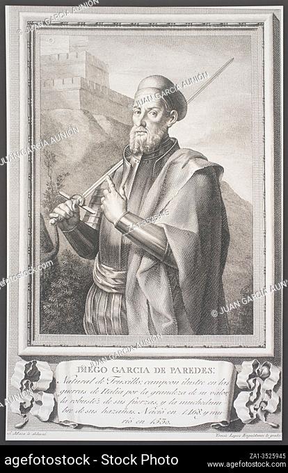 Diego Garcia de Paredes 16th Century Famous Extremaduran Hero at Relacion breve de su tiempo written by Tomas Tamayo de Vargas