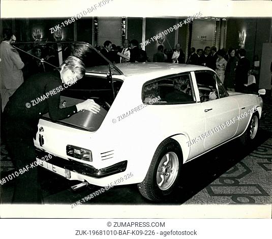 Oct. 10, 1968 - World's Firsts GT/Estates Car from Reliant. Unique Four Seater Joins Scimitar Range. Reliant announce today (October 2) the first Grand Tourer...