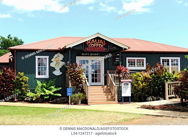 Kauai Coffee Plantation Visitor Center Eleele Hawaii