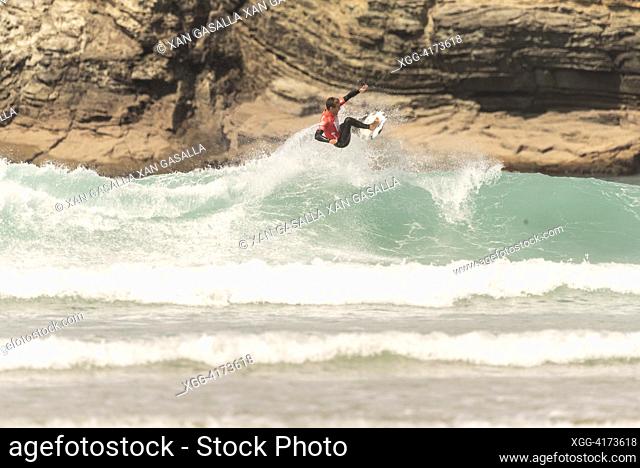 Valdoviño, Spain, 3rd september 2023. Yago Dominguez, world surf league. Pantin classic surf pro 36th edition. man semi final