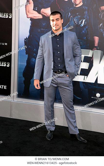 'The Expendables 3' Premiere held at the TCL Chinese Theatre - Arrivals Featuring: Thomas Canestraro Where: Los Angeles, California