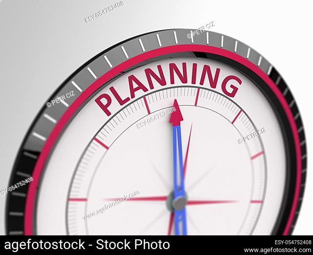 Planning business in the compass as a concept