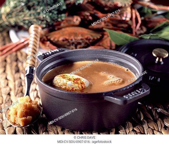 Velvet crab soup