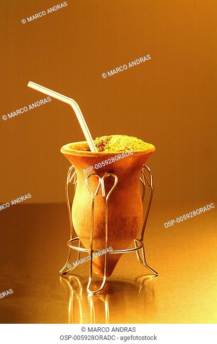 a gaucho traditional tea chimarrao drink