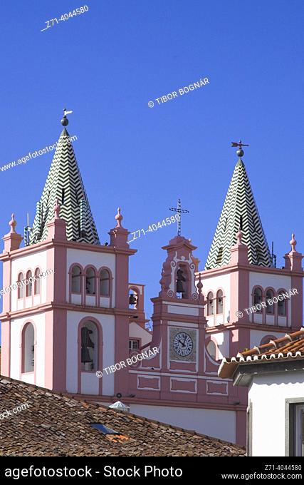 Portugal, Azores, Terceira Island, Angra do Heroismo, Se, Holy Savior's Cathedral,
