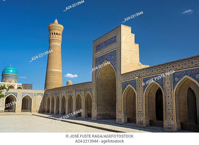 Uzbekistan , Bukhara City, Kalon Mosque and Kalon Minaret