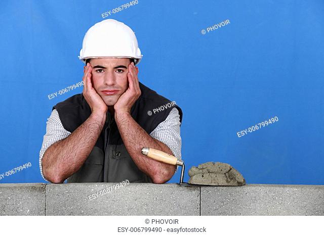 A frustrated bricklayer