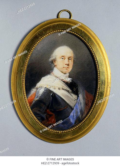 Portrait of Prince Karl Heinrich von Nassau-Siegen (1743-1808), 1790. Creator: Füger, Heinrich Friedrich (1751-1818)