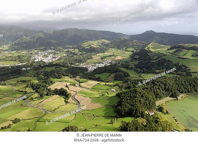 Furnas village, Sao Miguel Island, Azores, Portugal, Europe
