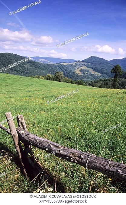 View of the Muranska planina NP from Cremosna, near Tisovec