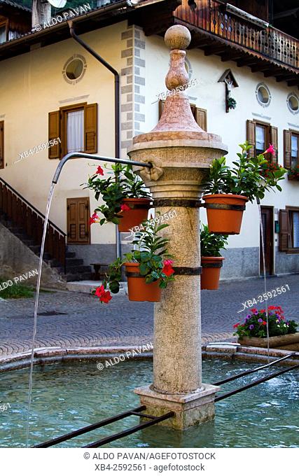 Old fountain, Siror, Italy