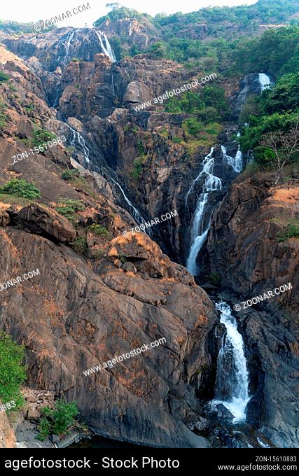 The Dudhsagar Falls in GOA
